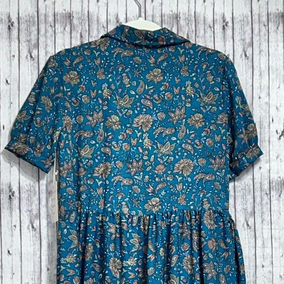 Anthropologie/Boemo Floral Boho Belted Maxi Dress - Picture 4 of 8